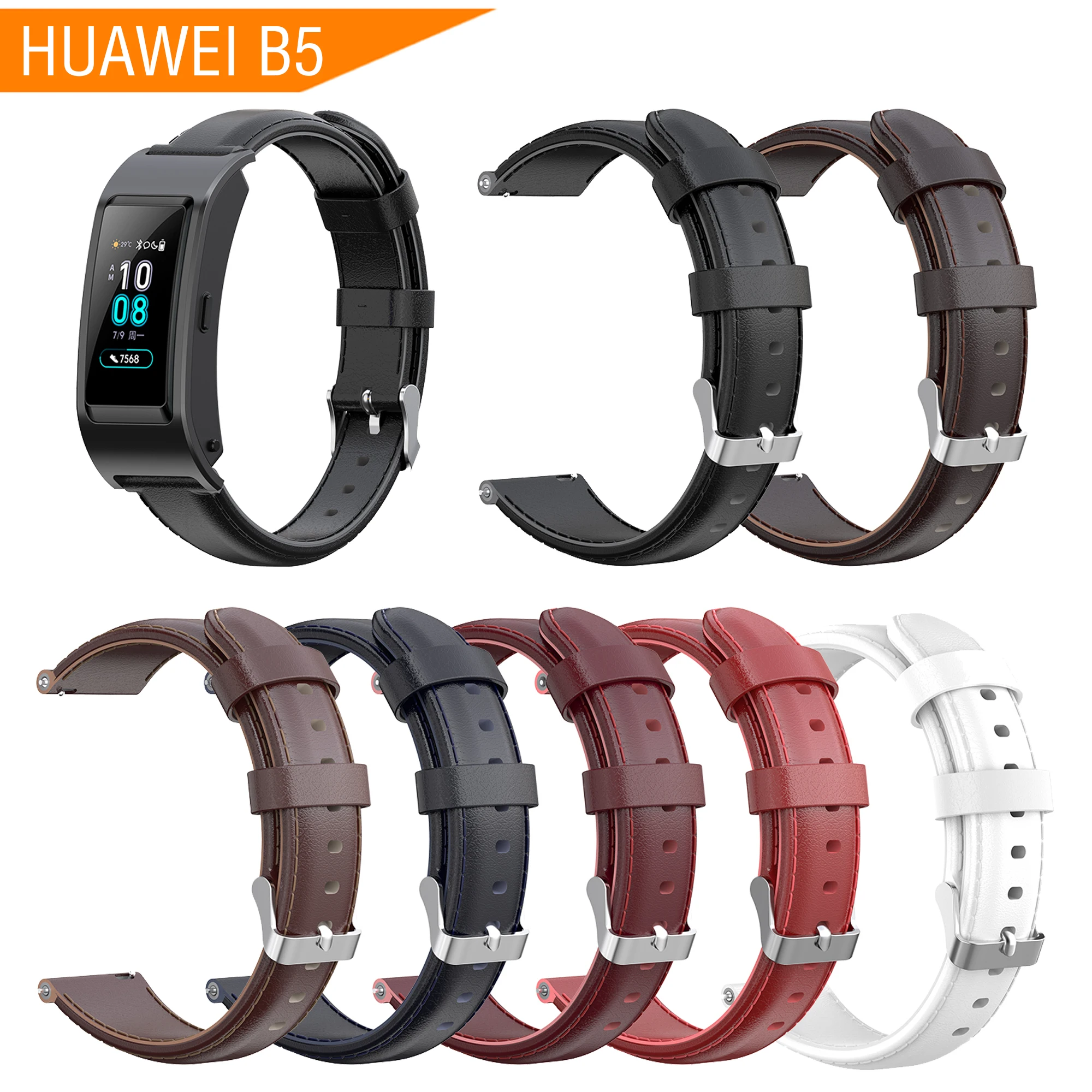 2019 Leather Wrist Band Bracelet Strap for Huawei B5 Strap Smart Watch Wristband Replacement Bracelet for Huawei B5 Accessories
2019 Leather Wrist Band Bracelet Strap for Huawei B5 Strap Smart Watch Wristband Replacement Bracelet for Huawei B5 Accessories