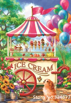 Ice cream cart Sweet color for Embroidery Needlework 14CT Counted Unprinted DIY Cross Stitch Kits Handmade Art Wall Decor
Ice cream cart Sweet color for Embroidery Needlework 14CT Counted Unprinted DIY Cross Stitch Kits Handmade Art Wall Decor