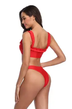 2019 New Ladies'Separate Printed Swimsuit One-Character Shoulder Sexy Bikini Swimsuit Brassiere Swimsuit
2019 New Ladies'Separate Printed Swimsuit One-Character Shoulder Sexy Bikini Swimsuit Brassiere Swimsuit
