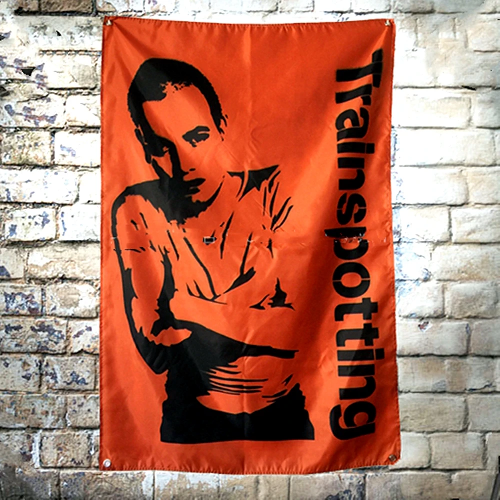 

Trainspotting Home Decor Printed Tapestry Wall Hanging Polyester Hollywood Movie Pattern Poster Flag Banner Blanket Tapestry