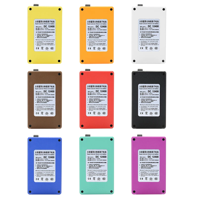 10pcs/lot DC 12V 4000mah Rechargeable Switch Li-ion Battery Lithium-ion Batteries Pack With Case DC 12400 For Cameras camcorders
10pcs/lot DC 12V 4000mah Rechargeable Switch Li-ion Battery Lithium-ion Batteries Pack With Case DC 12400 For Cameras camcorders