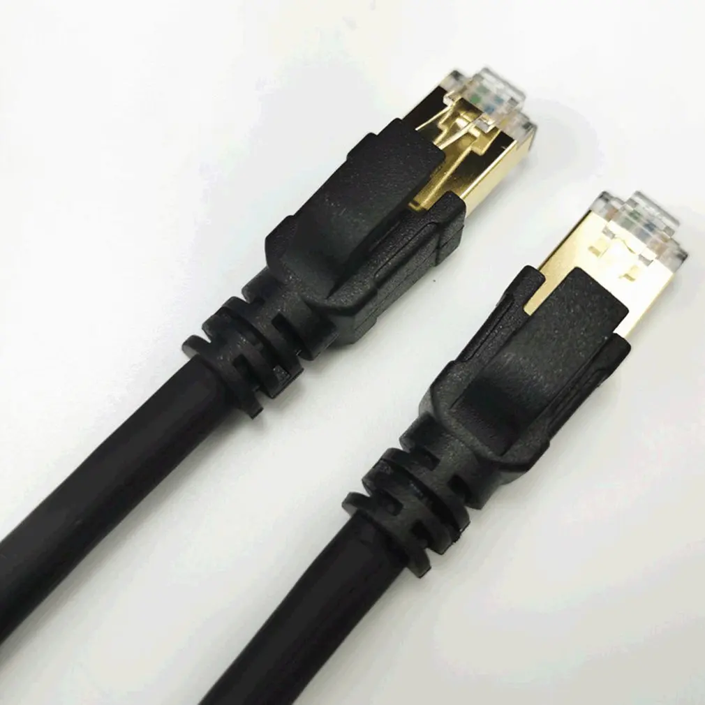 CAT8 Network Cables Double-Layer Aluminum Foil Shield Highly Flexible Copper-Plated Crystal Head 0.5/1/2/3/5/10/15/20/30 m
CAT8 Network Cables Double-Layer Aluminum Foil Shield Highly Flexible Copper-Plated Crystal Head 0.5/1/2/3/5/10/15/20/30 m