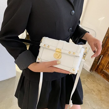 Luxury handbag female designer famous brand female bag crocodile pattern shoulder bag black and white sac main bolsos mujer
Luxury handbag female designer famous brand female bag crocodile pattern shoulder bag black and white sac main bolsos mujer