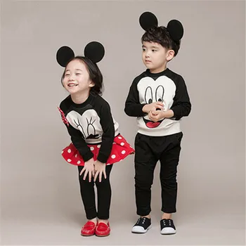 Disney Children's Wear T-shirt + Pants For Girls Boys Clothes Autumn And Winter Keep Warm Girls Clothes Kids Boys Brothers 2020 
Disney Children's Wear T-shirt + Pants For Girls Boys Clothes Autumn And Winter Keep Warm Girls Clothes Kids Boys Brothers 2020