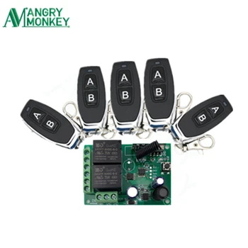 433MHz Universal Wireless Remote Control DC5V 12V 24V 2CH rf Relay and Transmitter Remote Gate/Motor/Garage/Light/Home appliance 
433MHz Universal Wireless Remote Control DC5V 12V 24V 2CH rf Relay and Transmitter Remote Gate/Motor/Garage/Light/Home appliance