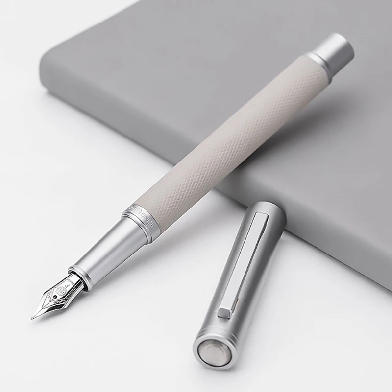 HongDian White Fountain Pen Iridium Silver EF/F/Bent Nib Beautiful Tree Texture Excellent Writing Gift Pen for Business Office
HongDian White Fountain Pen Iridium Silver EF/F/Bent Nib Beautiful Tree Texture Excellent Writing Gift Pen for Business Office
