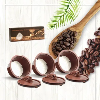 3rd Crema/Normal Version Reusable for Dolce Gusto Coffee Capsule Dolci Nescafe Machine Reusable Coffee Filter
3rd Crema/Normal Version Reusable for Dolce Gusto Coffee Capsule Dolci Nescafe Machine Reusable Coffee Filter