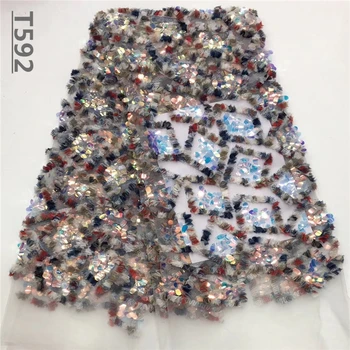 Nigerian Sequins Lace Fabric 2019 High Quality African 3D Net Lace Fabric Wedding French Tulle Lace Material For Dress
Nigerian Sequins Lace Fabric 2019 High Quality African 3D Net Lace Fabric Wedding French Tulle Lace Material For Dress