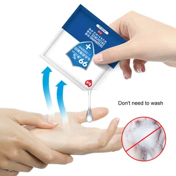 50 Pack Portable Hand Sanitizer Instant Antibacterial Hand Sanitizer 75% Disposable Alcohol Disinfectant Gel No-wash Outdoors
50 Pack Portable Hand Sanitizer Instant Antibacterial Hand Sanitizer 75% Disposable Alcohol Disinfectant Gel No-wash Outdoors
