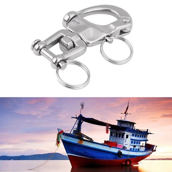 Outdoor 2-3/4Inch Swivel Shackle Snap Replacement Stainless Steel For Sailboat Halyard Useful
Outdoor 2-3/4Inch Swivel Shackle Snap Replacement Stainless Steel For Sailboat Halyard Useful