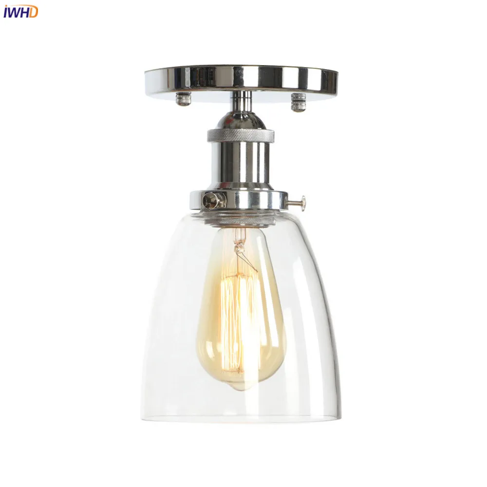 IWHD American Industrial Vintage Ceiling Lamp Kitchen Porch Living Room Lights Glass Silver Loft LED Ceiling Light Fixtures
IWHD American Industrial Vintage Ceiling Lamp Kitchen Porch Living Room Lights Glass Silver Loft LED Ceiling Light Fixtures