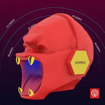 Portable Gorilla Wireless Bluetooth Speaker Mini Gorilla X5 bluetooth speaker wireless TWS heavy bass luminous speaker
Portable Gorilla Wireless Bluetooth Speaker Mini Gorilla X5 bluetooth speaker wireless TWS heavy bass luminous speaker