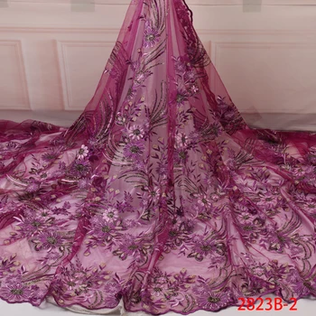 African Lace Fabric With sequins Fabric Embroidery Flower For Dresses Sequin Net Cord Tulle Fabric Good Quality 5Yards GD2823B-2
African Lace Fabric With sequins Fabric Embroidery Flower For Dresses Sequin Net Cord Tulle Fabric Good Quality 5Yards GD2823B-2