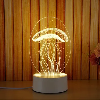 Gift Touch Table Desk LED Light 3D LED Lava Lamp Acrylic Illusion Room Atmosphere Lighting Home Lighting Desk Lamps 
Gift Touch Table Desk LED Light 3D LED Lava Lamp Acrylic Illusion Room Atmosphere Lighting Home Lighting Desk Lamps