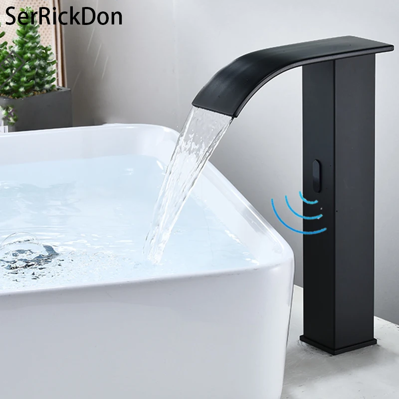 Fast Shipping Black Bathroom Faucet Electric Automatic Sensor Faucet Touchless Sink Basin Hot And Cold Water Mixer Taps Crane
Fast Shipping Black Bathroom Faucet Electric Automatic Sensor Faucet Touchless Sink Basin Hot And Cold Water Mixer Taps Crane