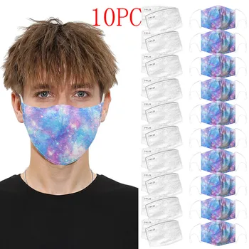 10pcs Unisex Washable Mask Cotton Dustproof Reusable Adjust Printing Mask 20 Filters Reusable Mouth Cover Fabric Masks Z0810
10pcs Unisex Washable Mask Cotton Dustproof Reusable Adjust Printing Mask 20 Filters Reusable Mouth Cover Fabric Masks Z0810