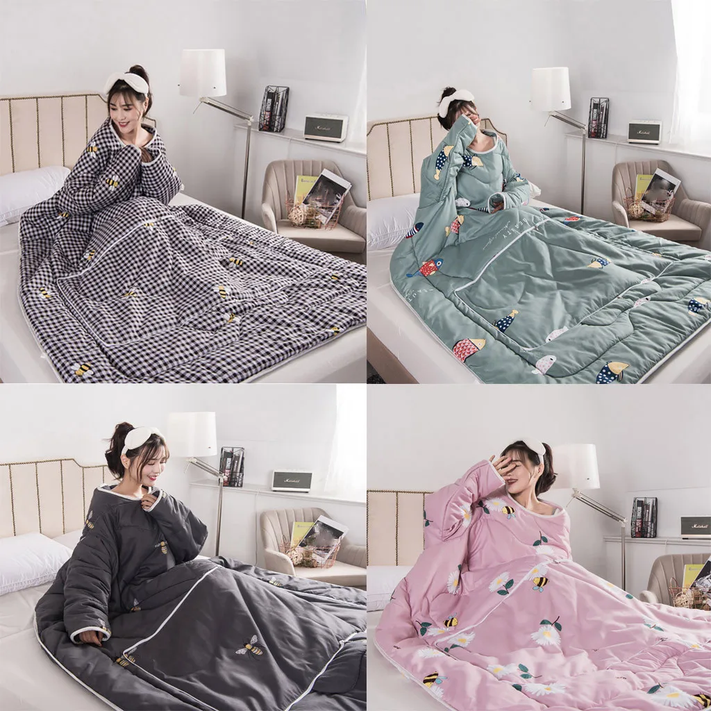2019 High Capacity Multifunction Winter Lazy Quilt With Sleeves Warm Thickened Washed Pillow Blanke Hot Selling Dropshipping
2019 High Capacity Multifunction Winter Lazy Quilt With Sleeves Warm Thickened Washed Pillow Blanke Hot Selling Dropshipping