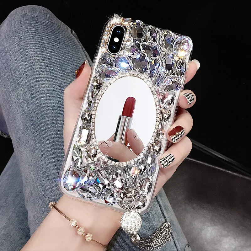 case for iPhone 11 XR 7 8 11 Pro Max X XS Max Plus 6 6s cover Rhinestone Mirror delicate metal tissuels
case for iPhone 11 XR 7 8 11 Pro Max X XS Max Plus 6 6s cover Rhinestone Mirror delicate metal tissuels
