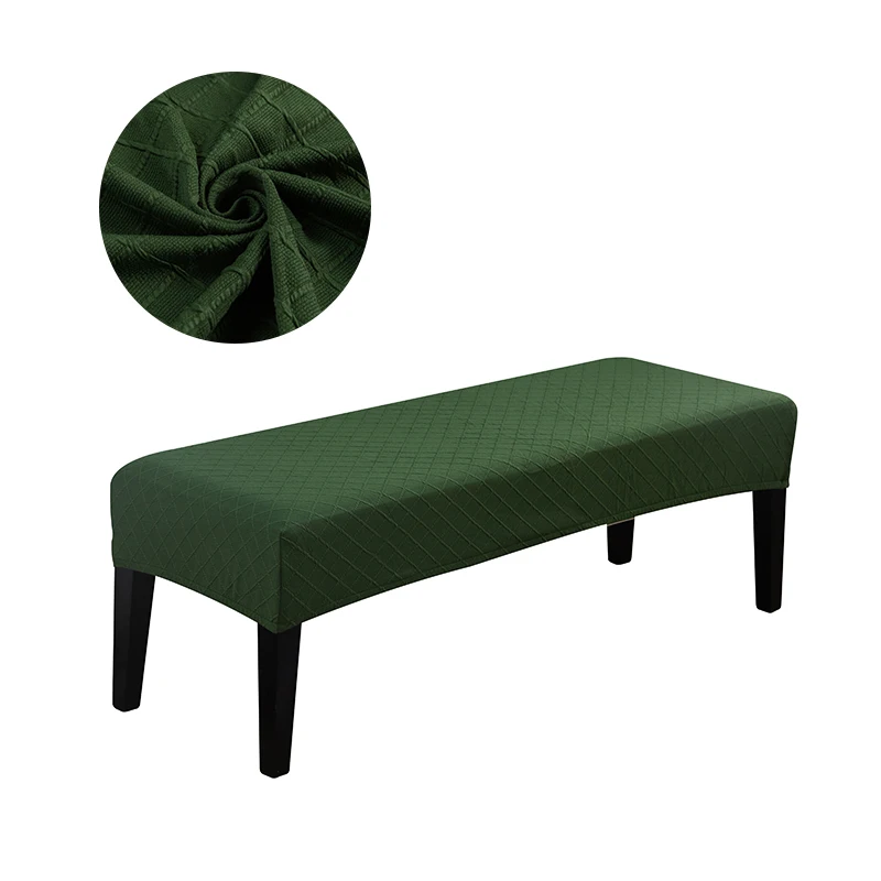Housse de banc extensible en velours et Spandex, élastique, pour salle à manger, chaise, siège, hôtel, maison, salon, cuisine, chambre à coucher Housse de banc extensible en velours et Spandex, élastique, pour salle à manger, chaise, siège, hôtel, maison, salon, cuisine, chambre à coucher