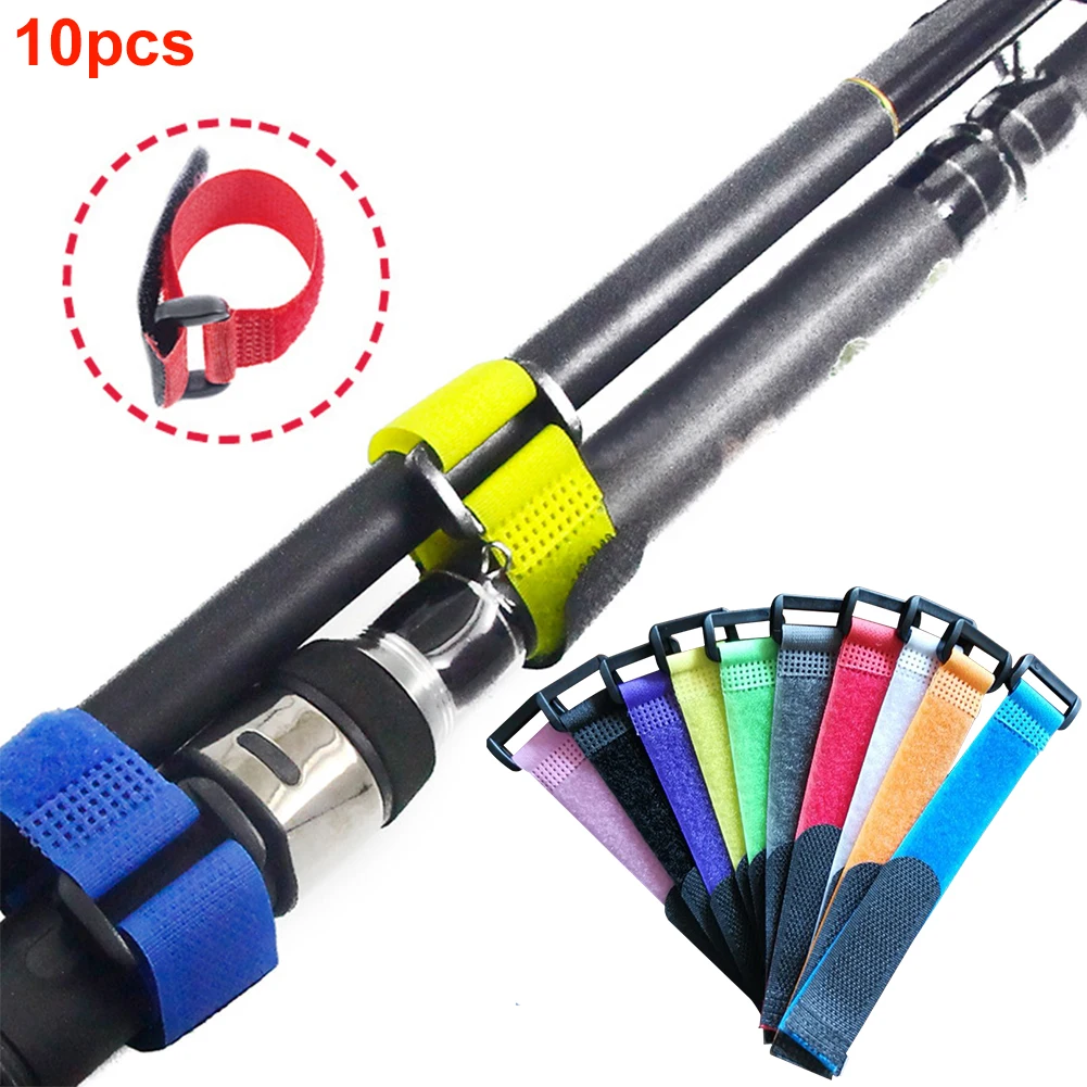10 pcs Fishing Rod Band Reusable Fishing Rod Tie Holder Strap Suspenders Fastener Hook Loop Cable Cord Ties Belt Fishing Tackle
10 pcs Fishing Rod Band Reusable Fishing Rod Tie Holder Strap Suspenders Fastener Hook Loop Cable Cord Ties Belt Fishing Tackle