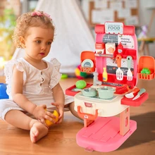 Kids Kitchen Backpack Toy High Simulation Backpack Kitchen Playset Educative Kitchen Accessories Toy for Kids Aged 3+
Kids Kitchen Backpack Toy High Simulation Backpack Kitchen Playset Educative Kitchen Accessories Toy for Kids Aged 3+