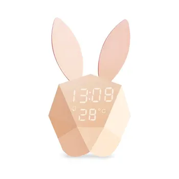 Rabbit Model Alarm Clock Intelligent Voice Control USB Charging Small Night Light
Rabbit Model Alarm Clock Intelligent Voice Control USB Charging Small Night Light