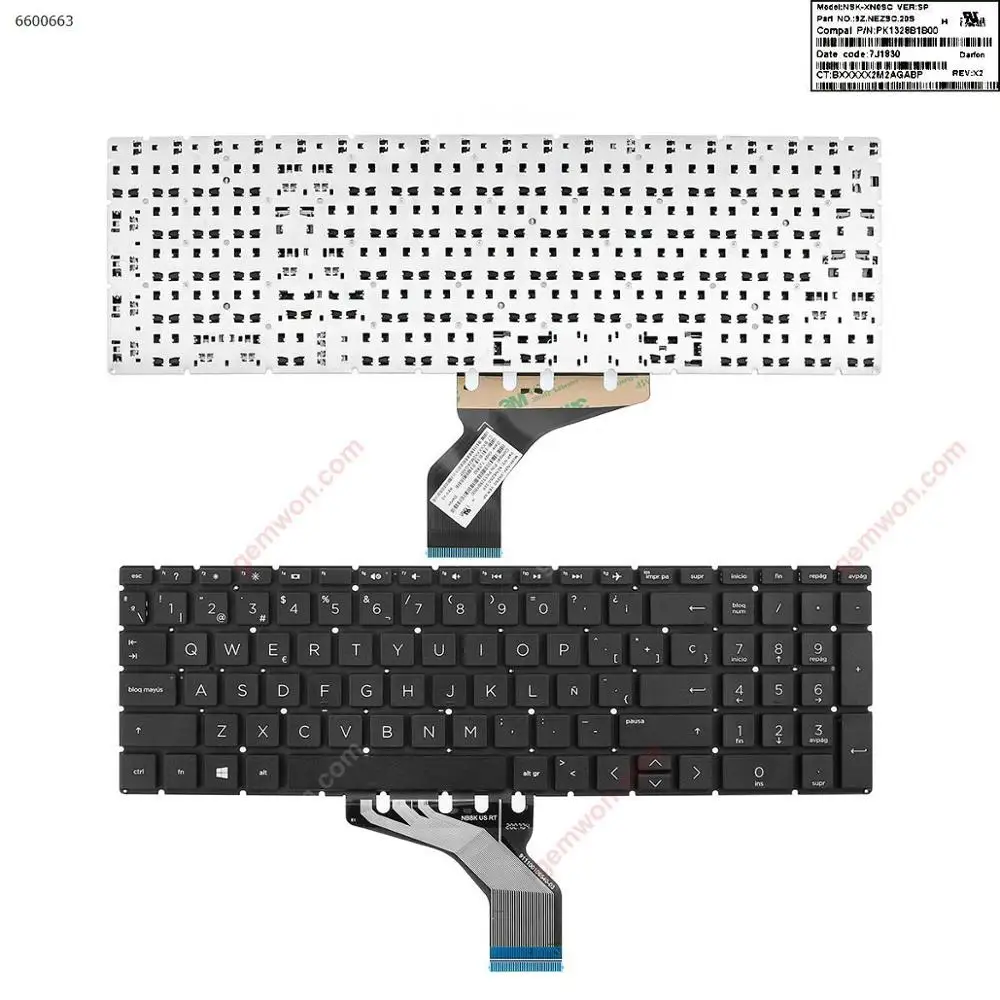 New laptop notebook computer keyboard for HP Pavilion 15-DA 250 255 Gen7 BLACK (without backlit ,Small Enter WIN8)
New laptop notebook computer keyboard for HP Pavilion 15-DA 250 255 Gen7 BLACK (without backlit ,Small Enter WIN8)