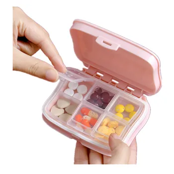 Portable 6 Grids Capsule Medical Kit Box Mini Pill Packing Box 7 Days Memory Space Seal Design Antipollution
Portable 6 Grids Capsule Medical Kit Box Mini Pill Packing Box 7 Days Memory Space Seal Design Antipollution