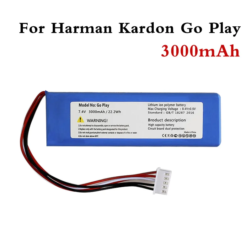3000 мАч батарея для Harman Kardon Go Play go play батареи номер отслеживания | Электроника