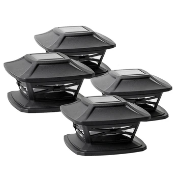 Practical Boutique 4 Pack Solar Post Lights,LED Lighting Outdoor Post Cap Light for Fence Deck or Patio,Solar Powered Caps,Slate 
Practical Boutique 4 Pack Solar Post Lights,LED Lighting Outdoor Post Cap Light for Fence Deck or Patio,Solar Powered Caps,Slate