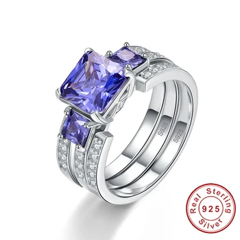 JQUEEN Top Quality Elegant 925 Sterling Silver Engagement Rings 4Ct AAA Tanzanite Stones Rings for Woman Fine Jewelry Y0062R01
JQUEEN Top Quality Elegant 925 Sterling Silver Engagement Rings 4Ct AAA Tanzanite Stones Rings for Woman Fine Jewelry Y0062R01