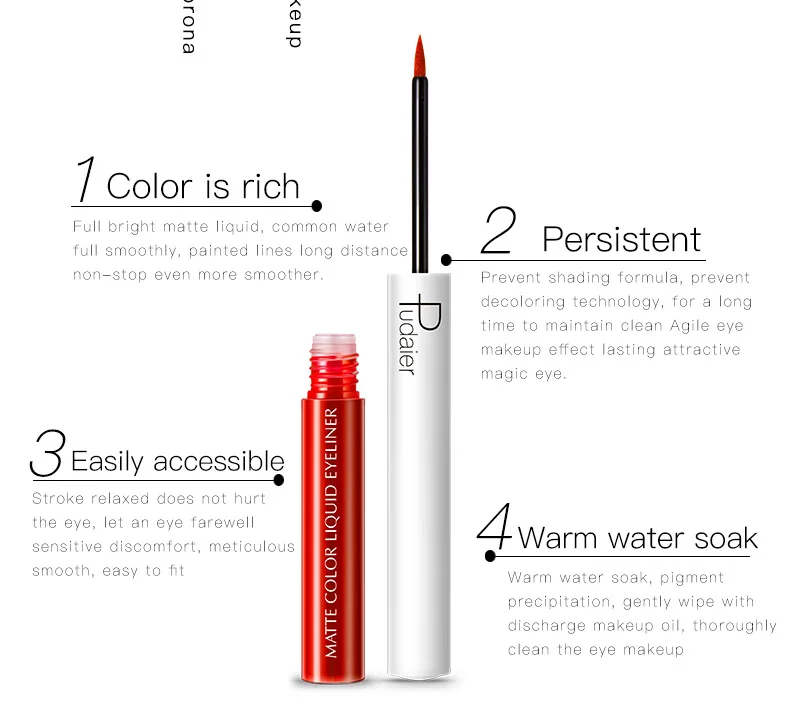 15 Color Long Lasting Liquid Eyeliner Makeup Waterproof Fast Dry Liquid Eyeliner Matte Multicolor Eye Liner +DHL
15 Color Long Lasting Liquid Eyeliner Makeup Waterproof Fast Dry Liquid Eyeliner Matte Multicolor Eye Liner +DHL