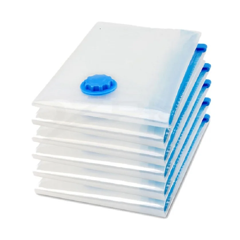 10pcs Vacuum Bag for Clothes Storage Bag With Valve Transparent Border Foldable Compressed Organizer Space Saving Seal packet
10pcs Vacuum Bag for Clothes Storage Bag With Valve Transparent Border Foldable Compressed Organizer Space Saving Seal packet