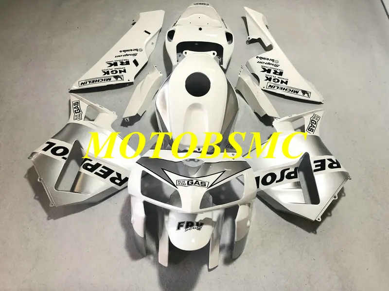 Комплект обтекателей для мотоцикла CBR600RR F5 05 06 CBR 600RR 600 RR 2005 2006 ABS белый серебряный