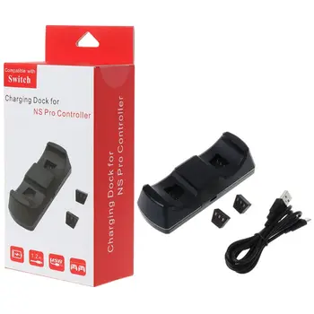 Dual Charging Dock Station for Nintend Switch Pro Gaming Handle Controller Charger Stand with Data Cable Accessories
Dual Charging Dock Station for Nintend Switch Pro Gaming Handle Controller Charger Stand with Data Cable Accessories