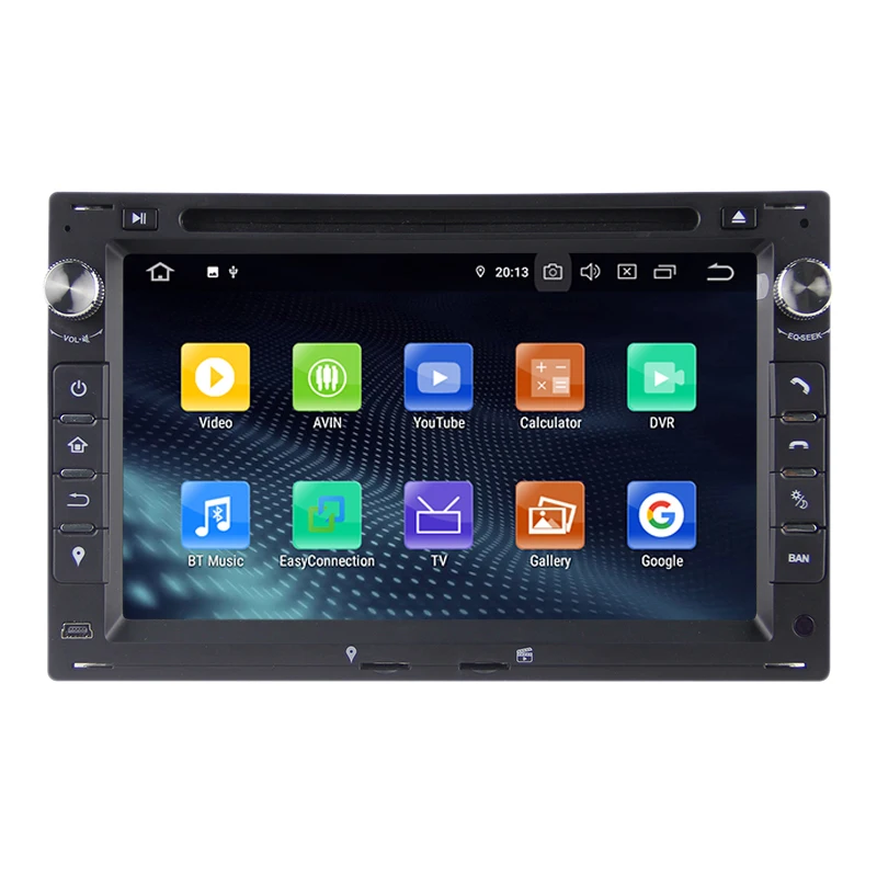 Car Dvd Player Android 9.0 Radio Gps Sat Nav for Passat B5 Golf Mk4 T5-Polo