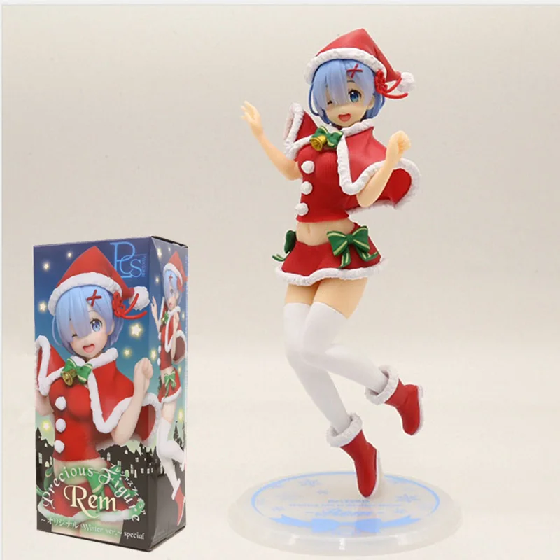 23cm Anime Re:Life in a different world from zero Rem Figure Christmas Version beautiful girl Action Figure Model toy Decoration
23cm Anime Re:Life in a different world from zero Rem Figure Christmas Version beautiful girl Action Figure Model toy Decoration