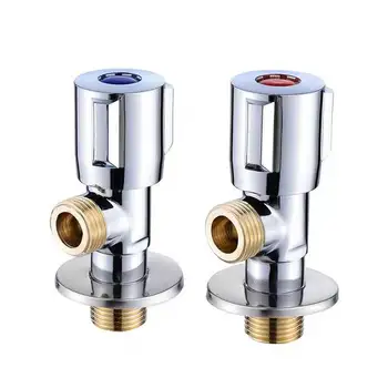 Copper Angle Stop Valve Hot and Cold Water Stop Valve Quick Open Faucet Valve for Bathroom Kitchen Toilet Sink G1/2
Copper Angle Stop Valve Hot and Cold Water Stop Valve Quick Open Faucet Valve for Bathroom Kitchen Toilet Sink G1/2