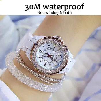 2019 Top Brand Luxury Ceramic Women's Watches Fashion Rhinestone Quartz Ladies Wristwatch Diamond White Female Clock Reloj Mujer
2019 Top Brand Luxury Ceramic Women's Watches Fashion Rhinestone Quartz Ladies Wristwatch Diamond White Female Clock Reloj Mujer