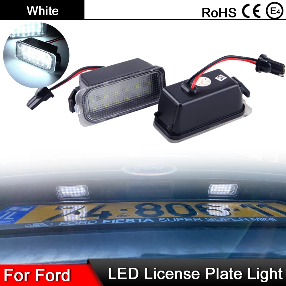 1 пара для Ford Fiesta Focus C-Max Grand Galaxy Kuga Mondeo S-Max B-Max Ecosport белая светодиодная подсветка номерного знака Лампа
1 пара для Ford Fiesta Focus C-Max Grand Galaxy Kuga Mondeo S-Max B-Max Ecosport белая светодиодная подсветка номерного знака Лампа