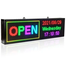 HD P4 LED Signs Screen SMD RGB Full Color Module Store Window LED WiFi/U-Disk Programmable Scrolling Message LED Display Board
HD P4 LED Signs Screen SMD RGB Full Color Module Store Window LED WiFi/U-Disk Programmable Scrolling Message LED Display Board