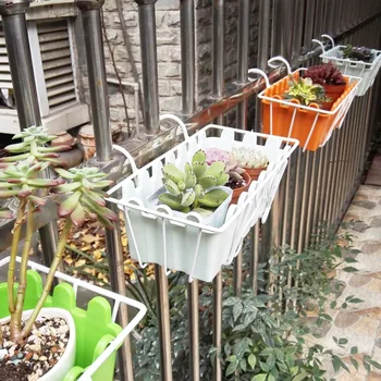 Balcony Hanging Basket Flower Pot Iron Fence Plant Pot Stand Outdoor Gardening Hanging Home Decoration Garden Supplies ZM10605
Balcony Hanging Basket Flower Pot Iron Fence Plant Pot Stand Outdoor Gardening Hanging Home Decoration Garden Supplies ZM10605