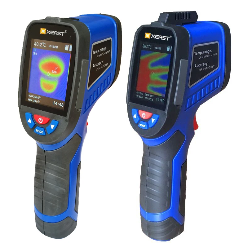 2 Kind of Handheld Thermal Imaging Camera image XE-26 & XE-27 2.4 inch Color Screen Ambient Humidity Come With 8G SD Card
2 Kind of Handheld Thermal Imaging Camera image XE-26 & XE-27 2.4 inch Color Screen Ambient Humidity Come With 8G SD Card