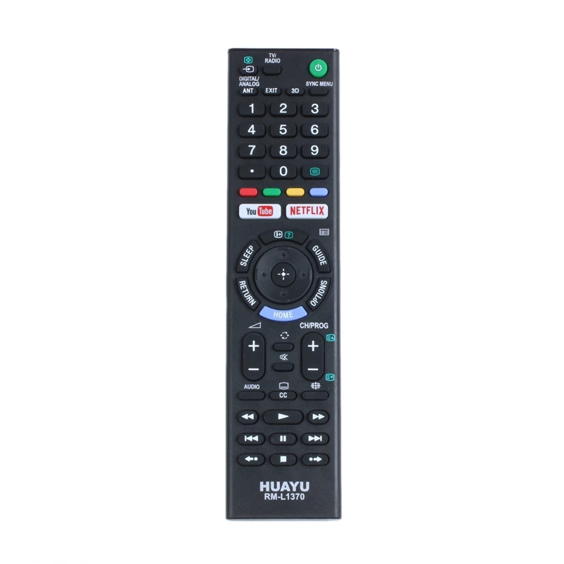 HUAYU новый пульт дистанционного управления для Sony Rm-L1370 Led 3D Tv с кнопками Youtube/Netflix