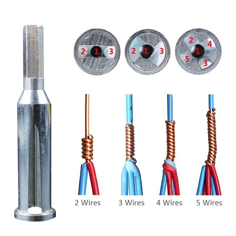 High-precision Twist Wire Tool Stripper Twister Line Cable Connector Power Drill Drivers Automatic Hand Tools
High-precision Twist Wire Tool Stripper Twister Line Cable Connector Power Drill Drivers Automatic Hand Tools