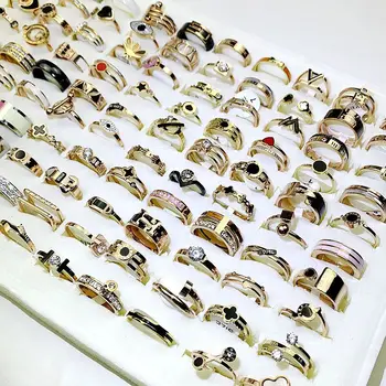 36 Pcs mix random style fashion stainless steel ring lot jewelry ring wholesale for women men
36 Pcs mix random style fashion stainless steel ring lot jewelry ring wholesale for women men