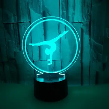 3D Led Creative Usb 7 Colorful Dancing Girl Visual Art Table Lamp Modern Style Night Light Decoration Bedroom Lighting Fixture 
3D Led Creative Usb 7 Colorful Dancing Girl Visual Art Table Lamp Modern Style Night Light Decoration Bedroom Lighting Fixture