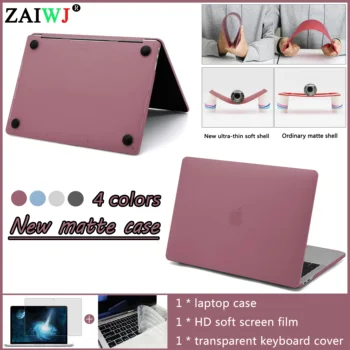 New 2020 Laptop Case For Apple MacBook Air 13 A1932 A2179 Pro 13 for Mac Air 13.3 Pro 16 inch with Touch Bar ID + Keyboard Cover
New 2020 Laptop Case For Apple MacBook Air 13 A1932 A2179 Pro 13 for Mac Air 13.3 Pro 16 inch with Touch Bar ID + Keyboard Cover