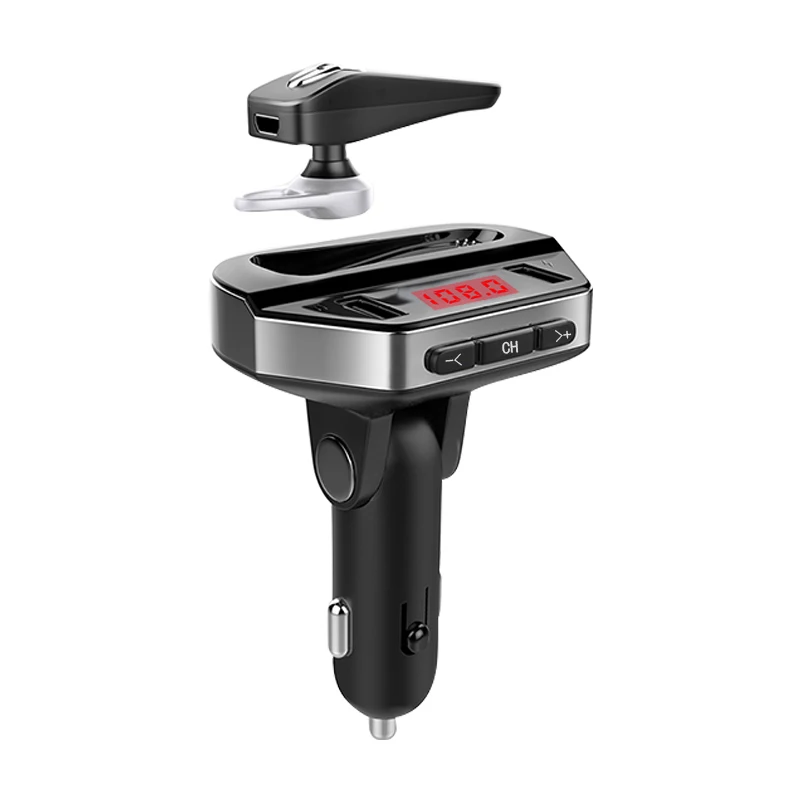 V-6 Wireless Bluetooth Headset Car MP3 Player FM Transmitter Car Bluetooth Kit Hands-free LCD Display Detectable Battery Voltage
V-6 Wireless Bluetooth Headset Car MP3 Player FM Transmitter Car Bluetooth Kit Hands-free LCD Display Detectable Battery Voltage