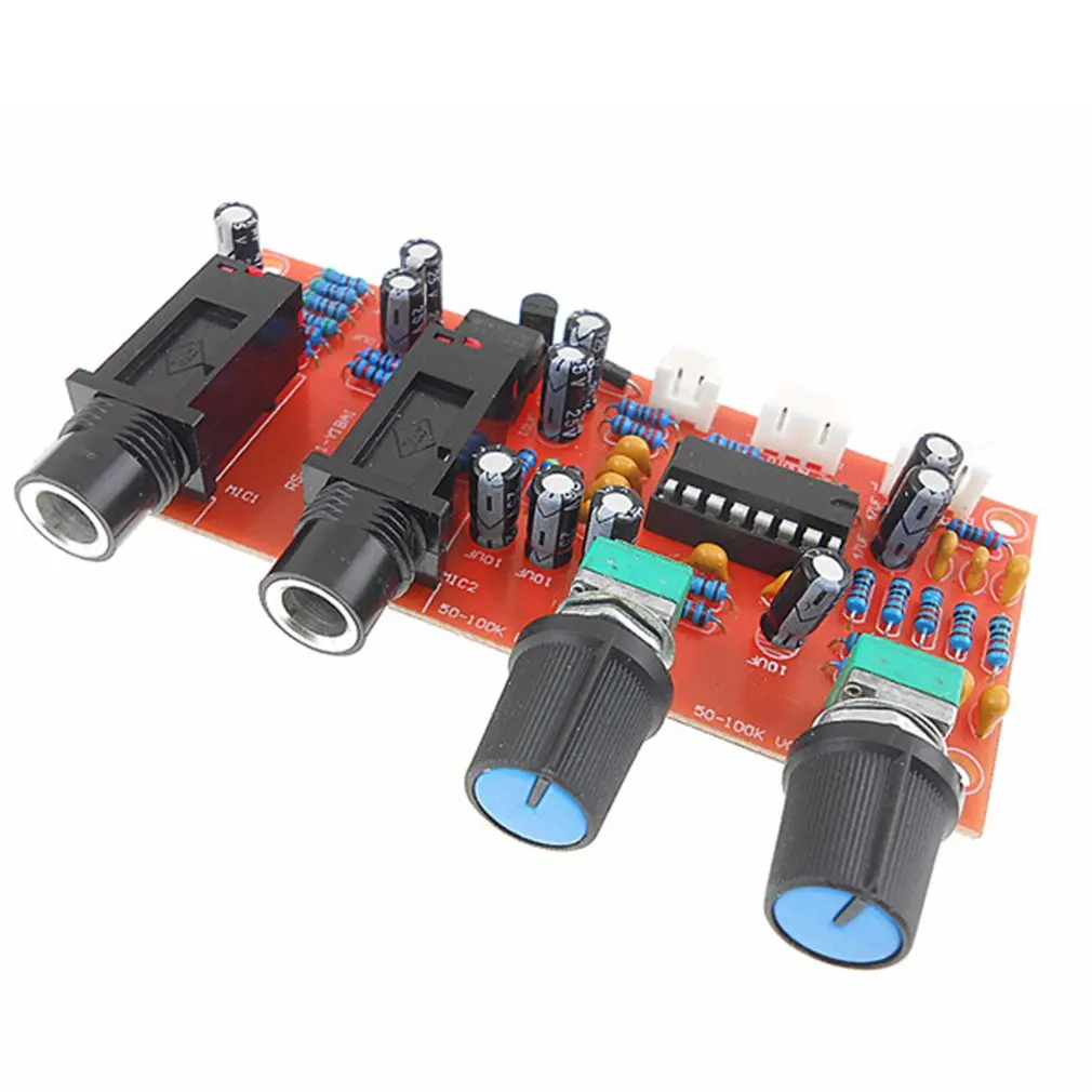 PT2399 NE5532 Microphone Amplifier Board Preamplifier Reverberation Panel Digital Microphone Amplifier Module
PT2399 NE5532 Microphone Amplifier Board Preamplifier Reverberation Panel Digital Microphone Amplifier Module
